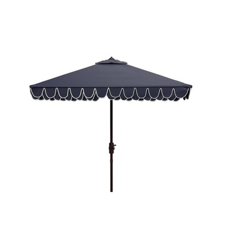 Safavieh 7.5 ft. Elegant Square Umbrella Navy & White PAT8406A